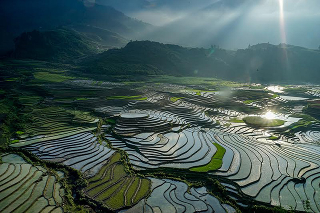 [-]Vẻ[-]đẹp[-]ruộng[-]bậc[-]thang[-]Lào[-]Cai[-]mùa[-]nước[-]đổ